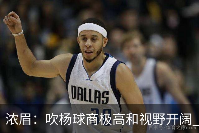 浓眉：吹杨球商极高&视野开阔 只要包夹他就会把你的防守撕碎
